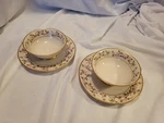 Franciscan Woodside Cream Soup Bowl W/ Underplate 2 Sets Ln. Fixed Price $17.99.