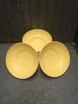 Tupperware Salad Bowl Set Of 6 Harvest Gold Vintage. Fixed Price $9.94.