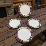 4 Vtg Studio Nova Palm Desert Y2216 Salad Bread Plates 8 Geometric Southwest. Fixed Price $28.88.