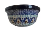 Nwt Polish Pottery Bowl 6" Ceramika Artystyczna Blue Ice Unikat #M.M-480. Fixed Price $29.99.
