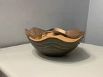 Nambe Copper Canyon Bowls (4) 7" Stunning Scalloped Edge Verdigris Look. Fixed Price $35.00.