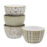 Certified International Green Fields 24 Oz. Ice Cream/dessert Bowls, Set Of As. Fixed Price $24.12.