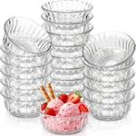 24 Pack Small Glass Bowls Bulk 8.5 Oz Ice Cream Prep Serving Mini. Fixed Price $62.69.