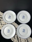 4 Vintage Rosanna Dinnertime Luncheon Plates 9 Knife Fork Spoon Poland. Fixed Price $71.86.