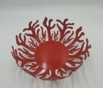 Alessi Mediterraneo Red Fruit Bowl Basket 12 X 5 Inches Made Italy, Retro Fun. Fixed Price $75.00.