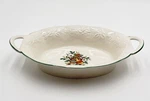Mikasa Holiday Season Handled Oval Basket Bowl Dish Matches English Countryside. Fixed Price $59.99.