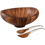 Namb Butterfly Salad Bowl W/ Servers (5005). Fixed Price $242.00.