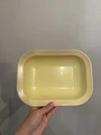 Vintage Texas Ware Melamine Rectangle Serving Bowl #119 Pale Yellow 7.5 10". Fixed Price $10.79.