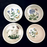 Set Of 4 Botanic Garden By Portmeirion 5.5 Stacking Bowls Cereal/soup England. Fixed Price $79.65.