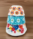 Pioneer Woman Timeless Fleamarket Nesting Mixing Bowl 3 Pc Set Floral. Fixed Price $39.95.