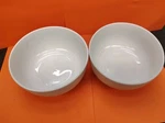 Crate & Barrel CBL188 Cereal Bowl 6 White Porcelain Deep Microwave Oven 2. Fixed Price $28.00.