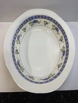 Melamine Ware Grapes W/ Leaves & Vines Serving Bowl. Fixed Price $9.00.