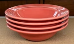 Concentrix Cinnebar Set Of 4 Rim Grapefruit Bowls 6.75" Tuxton Restaurant Ware. Fixed Price $39.99.