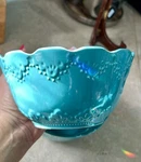 Two (2) Pioneer Woman Discontinued Unkown Pattern 6.25 Stoneware Bowls Mint. Fixed Price $24.00.