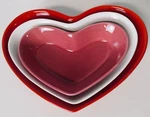 Dii Hearts Candy Bowls Set Of 3. Fixed Price $15.00.