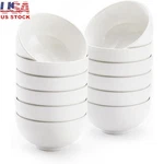 Durable Bone China Bowls Set 12 Kitchen Serving Smooth Surface Elegant Design Us. Fixed Price $38.56.