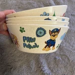 Zak Designs Four (4) Nickelodeon Paw Patrol 22 Oz Melamine 6" Bowls (1). Fixed Price $25.00.
