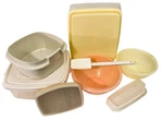 Vintage Tupperware Rubbermaid Pampered Chef Bowls Steamer Deviled Egg Tray Spoon. Fixed Price $29.99.