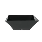 Tablecraft BKMB166 Frostone Collection 15-3/4" Black Square Bowl. Fixed Price $123.00.
