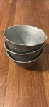 Set Of 3 Pewter Bon Chef Garnish Bowls. Fixed Price $50.00.