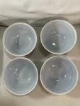 Better Home & Garden Set 4 Linette Blue Reactive Glaze Stoneware Soup Bowls. Fixed Price $40.00.