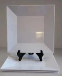 Set Of G.e.t. ML-104-W Siciliano White Melamine 10" X Square Plate. Fixed Price $35.00.