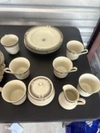 Mikasa Grande Ivory Dinnerware The "tropez" Pattern, Identified By L5504. Fixed Price $60.00.