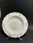 Yedi Gold On White Coupe Soup Bowl 8 Inches Ceramic Coquette Bridal. Fixed Price $17.99.