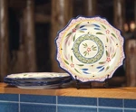 Set Of Temptations PPJN-843204 10" Dinner Plates "confetti" Scalloped. Fixed Price $37.49.