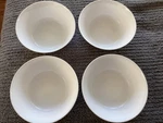 Set Of 4, Ikea White Bowl 3/4 Dishwasher Microwave Safe 802.589.15. Fixed Price $10.99.