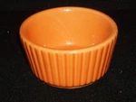 Chantal 93-CP07 Ribbed Pumpkin Orange Mini Tart Bakeware Ramekins. Fixed Price $15.00.