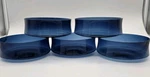 Mcm Iittala Finland Timo Sarpaneva Blue Handblown Series 5" Bowls Set Of 5*. Fixed Price $75.00.