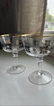 Set Of Two New Anthropologie Bistro Tile Mosaic Coupe Champagne Glass. Fixed Price $49.99.