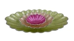 Julia Knight Vintage Set Of 3 Green, Coral, Raspberry Oval Serving Bowls. Fixed Price $69.95.