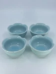 4 Yamashita Kogei 708115521 Blue & White Flowerpot Small Bowl Porcelain 3.5"D. Fixed Price $44.00.