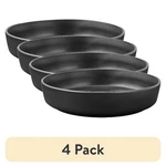 (4 Pack) Mainstays Alessandra Matte Black Stoneware Dinner Bowl. Fixed Price $17.82.