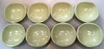 Vintage Boontonware Set 8 6" Fruit Dessert Yellow Bowls 1303-10 Melamine Nm. Fixed Price $15.00.
