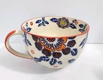 Yokohama Studio Painted Bowl With Handle Floral Flower Pattern. Fixed Price $14.69.