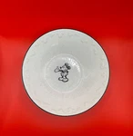 Disney Parks Gourmet Mickey Mouse Icon Sketch Bowl 6" Crazed Glaze White Black. Fixed Price $18.99.