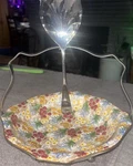 Vintage Royal Winston Grimwades Sundial Metal Silver Salad Bowl. Fixed Price $42.00.