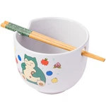 Silver Buffalo Pokemon Snorlax Relaxing And Eating Food Ceramic Ramen Noodle .... Fixed Price $29.41.