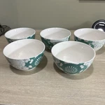 Threshold Keira Aqua Deep Cereal Soup 6" Bowl Target Set Of 5. Fixed Price $41.99.