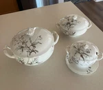 Great Gift-limoges-porcelain Serving Set Of 3- Soup, Veggie And Gravy Bowls-mint. Fixed Price $60.00.