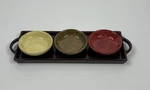 Bw Next 4 Piece Dipping Set (3 Sauce + 1 Serving Tray) Sushi Hibachi. Fixed Price $26.99.