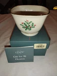 Vintage - Treat Bowl Holiday (dimension) By Lenox 1/4" With Box. Fixed Price $14.99.