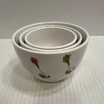 Room Creative Scotch Olives Ceramic Mixing Bowl Set Of 3 White Design Safe. Fixed Price $14.75.
