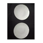 Yamato Moon Glow Soup/cereal Bowl Set White Glossy Round Two-piece. Fixed Price $15.00.