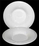 2 Vtg Syracuse White 5" Center Thick Heavy 10-3/4" Wide Rim Pasta Bowls Usa New. Fixed Price $21.99.