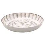 Four (4) Better Homes & Garden Melamine 8.6" X 1.6" Dinner Bowl Set Grey. Fixed Price $32.00.