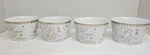 222 Fifth Festive Holidays Appetizer Bowls Set Of 4 Gold Christmas 16OZ. Fixed Price $20.99.